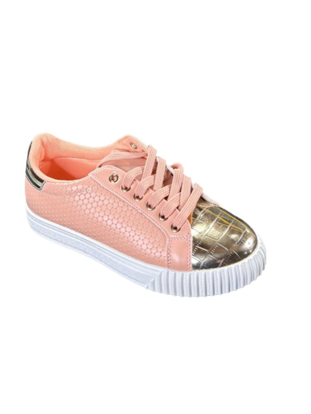 Qupid Picton-02 Women’s Peach Fashion Sneakers